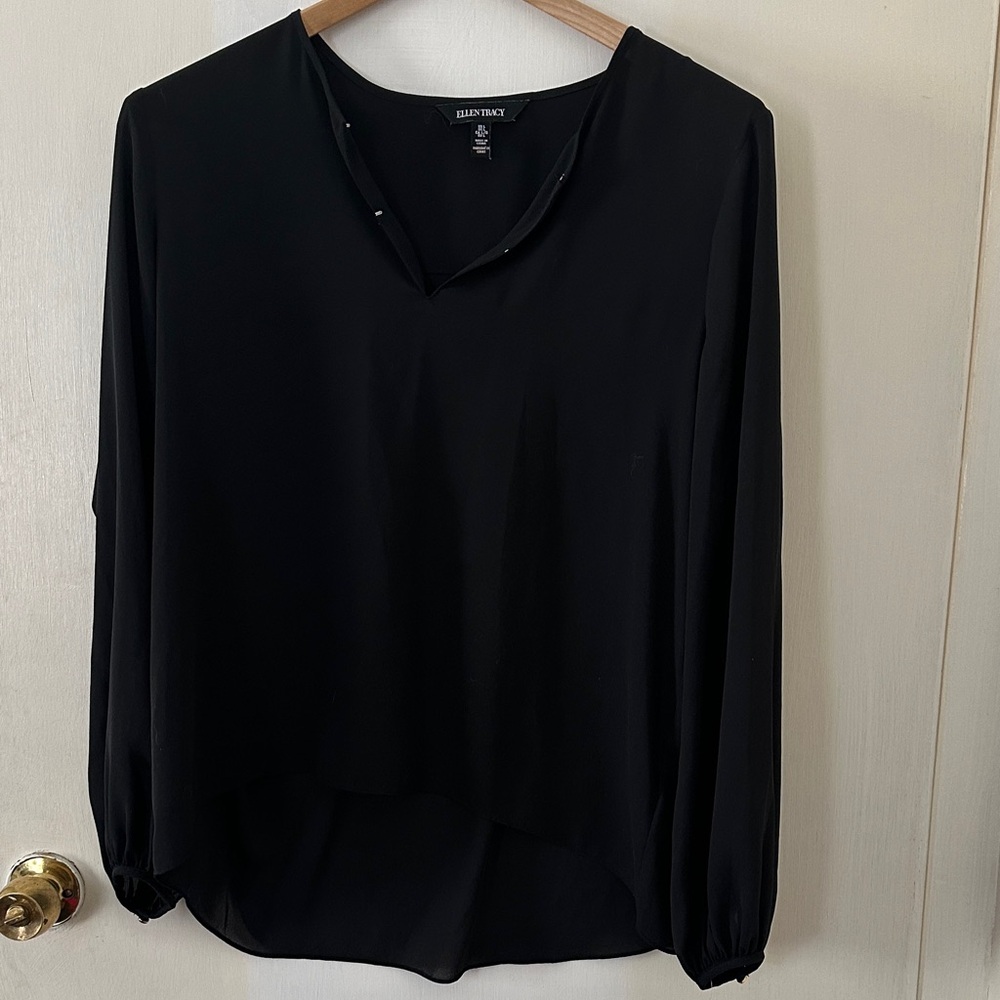 Ellen Tracy Black Women's Blouse
